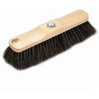 BÜMAG Zimmerbesen Naturhaar naturfarben 29 cm weißer Bart, lackiert