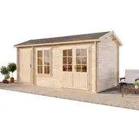 Alpholz Gartenhaus Bolton-28 XL Satteldach Imprägniert 520 cm x