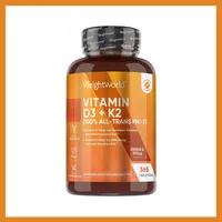 WeightWorld Vitamin D3 K2 2000 IE - 2 Jahr