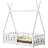 [en.casa] Kinderbett Helsingborg 70 x 140 cm Kiefer massiv