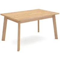 SKRAUT HOME Esszimmertisch, 140x90x75cm, Für 6 Gäste, Hölzerne Beine,