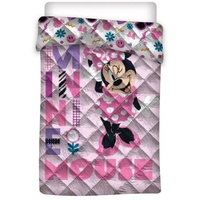 Aymax Minnie Mouse Steppdecke Decke 140 x 200 cm