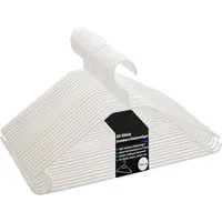 2friends Elegant Weiß Kleiderbügel 20 Stück - Platzsparend mit