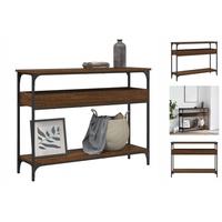 VidaXL Konsolentisch mit Ablage 100x29x75cm braun