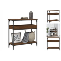 VidaXL Konsolentisch mit Ablage 75x29x75cm braun