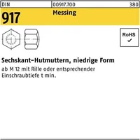Industrial Quality Supplies Hutmutter DIN 917 M 12 x