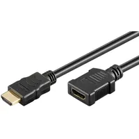 Goobay HDMI High-Speed-Verlängerungskabel mit Ethernet (4K @60Hz), HDMI-Kabel Stecker