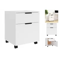 VidaXL Aktenschrank 45x38x54 cm Weiß