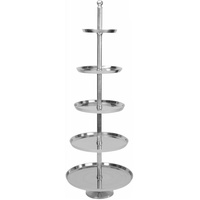 Koopmann International b.v. Etagere Servierständer 5-stöckig 170cm Teller Obst