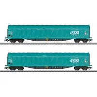 Märklin 47164 H0 2er-Set Schiebeplanenwagen der SNCB