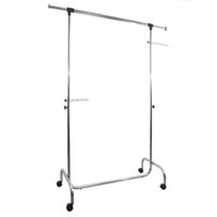 GERSO Mobiler Kleiderständer 100 cm breit mit Auszügen, höhenverstellbar,