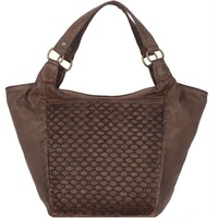GREENLAND Nature Femi & Nine Schultertasche Leder 38 cm