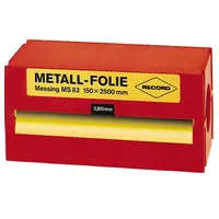 Record Metallfolie Stahl rostfrei 150x2500x0,400mm RECORD