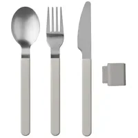 Mepal Silueta Besteck-Set 3-teilig Nordic white