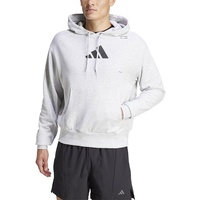 Adidas All-Gym Category Pump Cover Hoodie Sweatshirt, Light Grey