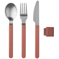 Mepal Silueta Besteckset 3-teilig Vivid mauve
