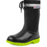 Ladeheid Kinder Gummistiefel mit Stulpe Regenstiefel für Jungen und