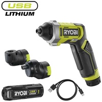 RYOBI 4 V USB-LITHIUM ERGO Akku-Schrauber RSD4-120TA2 4V 2Ah