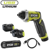 RYOBI Akku-Schrauber USB ERGO 4 V, inkl 1x2,0 Ah