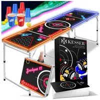 Kesser KESSER® Beer Pong Tisch Set mit Kartenspiel Trinkspiel