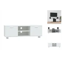 VidaXL TV-Schrank Weiß 120x40,5x35 cm Holzwerkstoff