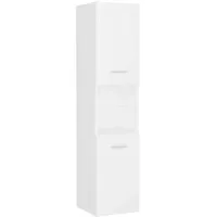 VidaXL Badezimmerschrank 30 x 30 x 130 cm Weiß