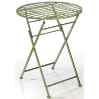 Kobolo Gartentisch Metalltisch Bistrotisch Tisch - Metall - 60cm