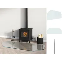 VidaXL Kaminofen Glasplatte Sechseck 120x50 cm