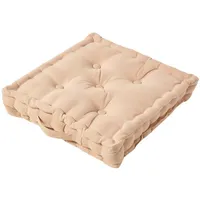 Homescapes Sitzkissen beige 40 x 40 cm - Homescapes