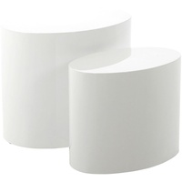 Roller Couchtischsatz MICE - weiß