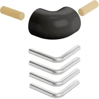 DOLLE Mittelholmtreppe Boston Eckverbindungsset für Brüstungsgeländer Weiß