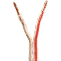 Nedis CAGW4000TR1000 - Lautsprecherkabel 2x4,00mm2 - 100 m Transparent