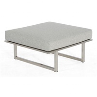 SonnenPartner Hocker Edelstahl Grau