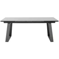 MCA Furniture Keramikesstisch ausziehbar ¦ grau ¦ Maße (cm):