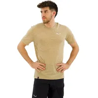 Salewa Eagle Minilogo Merino T-Shirt Men, Quicksand, 2XL