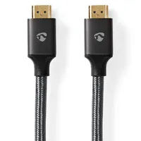 Nedis CVTB34000GY50 - HDMI A-Stecker, 4K@30Hz, Grau