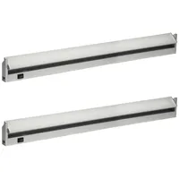 Oktaplex lighting Oktaplex Aluminium Unterbauleuchte 91cm 2er Set 90