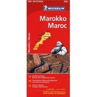 Michelin Nationalkarte Marokko 1 : 1.000 000