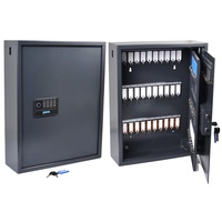 Pavo High Security Magnettag Schlüsseltresor grau mit 100 Haken