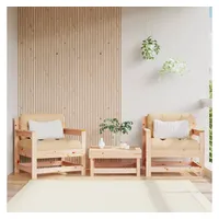 VidaXL Gartenstuhl 55 x 60 x 70,5 cm braun