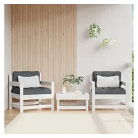 VidaXL Gartenstuhl 70 x 62 x 70,5 cm weiß