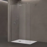 Doporro Luxus Duschwand für Dusche Duschabtrennung 140x200cm Walk-In Dusche