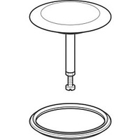 Geberit 245439211 mit Druckbetätigung, chrg