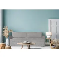 Fun Möbel Sofa Designersofa RUBY mit Schlaffunktion Stoff Anafi
