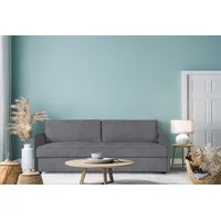 Fun Möbel Sofa Designersofa RUBY mit Schlaffunktion Stoff Anafi