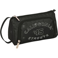 Safta California Federmäppchen mit ausklappbarer Tasche, Federmäppchen für Kinder,