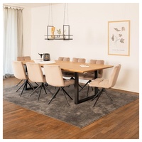 Home Deluxe Esstisch Eckig AVENCIA inkl. U-Fuß - 240