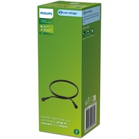 Philips Outdoor-Verlängerungskabel 2 m Niedervolt 24 V IP65 Schwarz