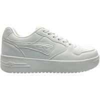 KangaROOS Unisex K-Top Draw Sneaker, White/Mono, 42