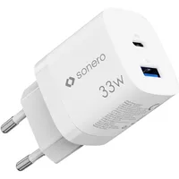 Sonero USB C Ladegerät, 2 Port Adapter, Netzteil 33